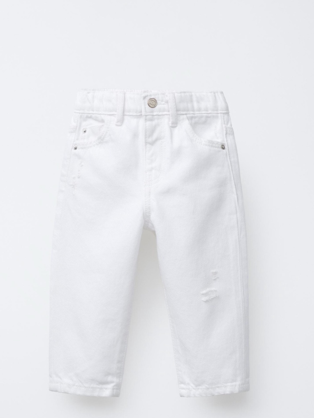 Ripped mom fit jeans